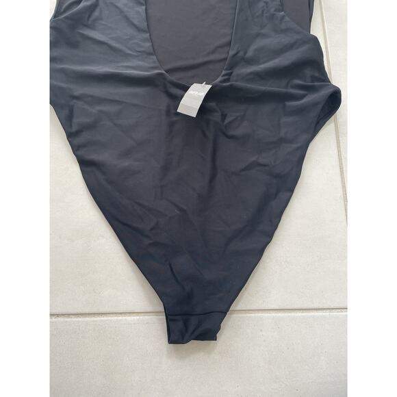 Aerie Swim One Piece High Cut Cheeky Low Back Swimwear - Picture 7 of 8